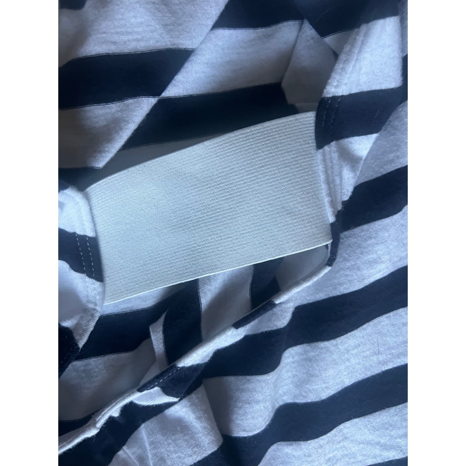 Theory Black & White Striped Top Sz S | Sleeveless V-Neck Preppy Luxury Blouse - Thumbnail 7