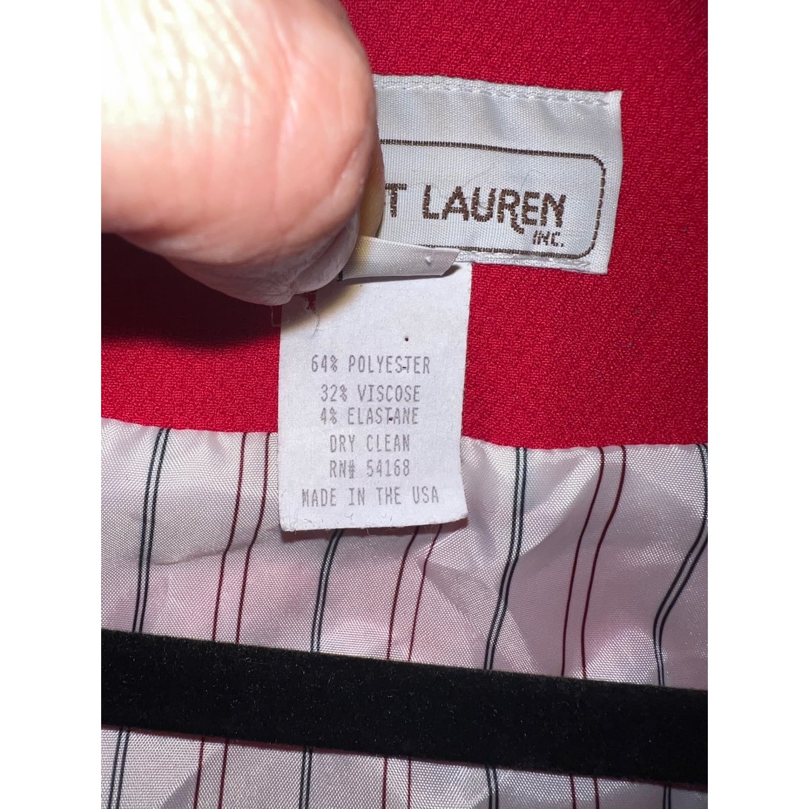 Elliott Lauren Red Blazer Sz 10 Half Sleeve Avant-Garde Secretary Chic - Thumbnail 5