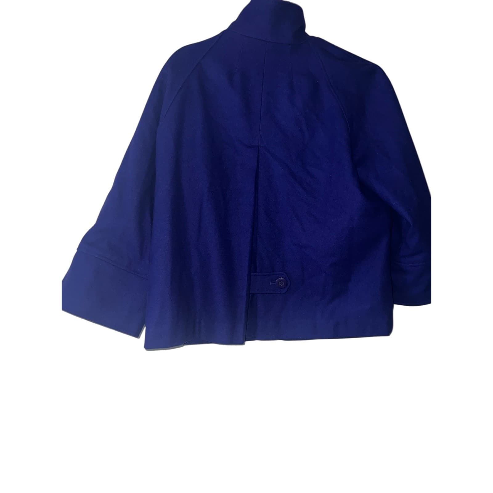 Elliott Lauren purple blue blazer jacket 10 Half Sleeve Avant-Garde Secretary - Thumbnail 2