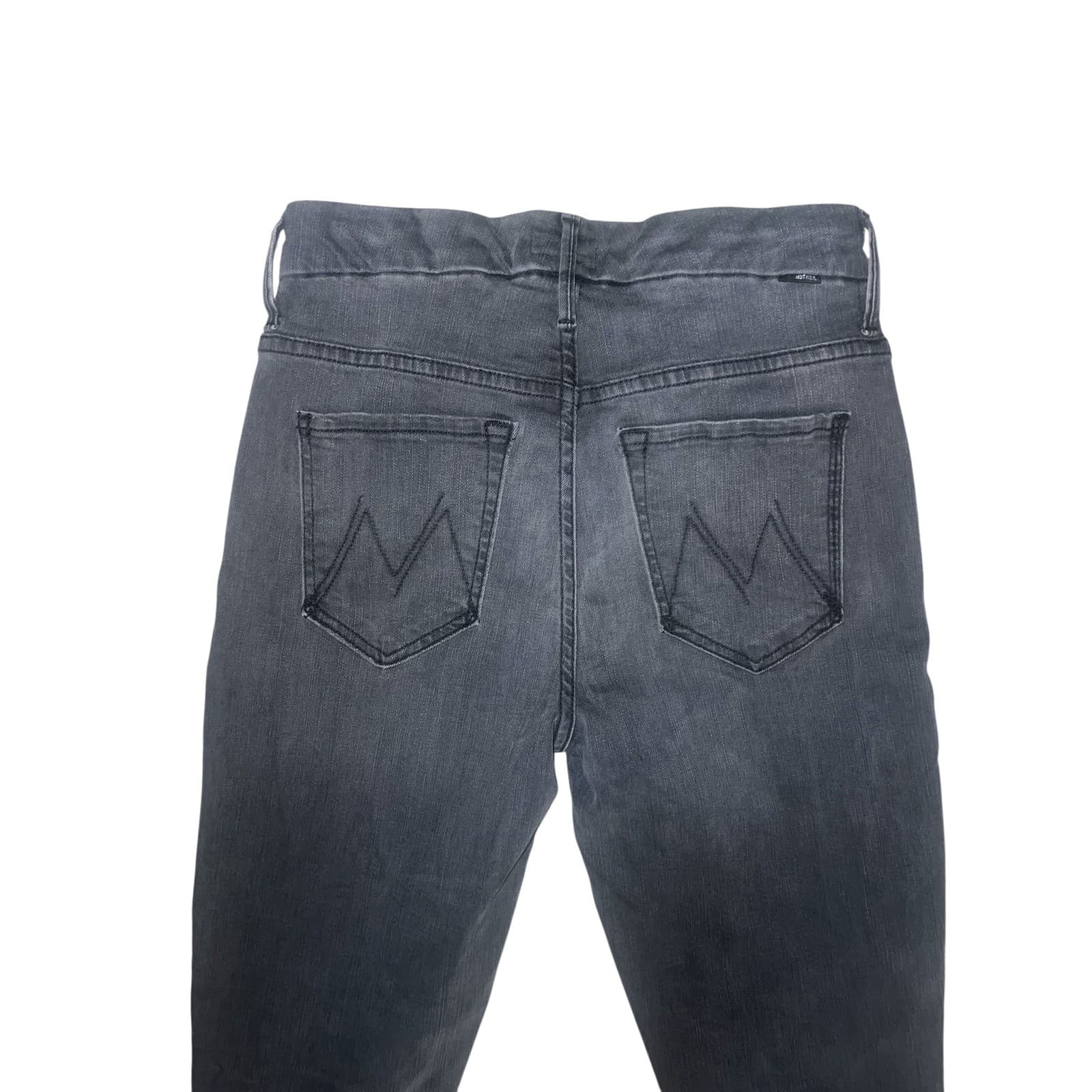 Mother High Waisted Ankle Fray (Washed Black & gray)boho bohemian sz 26 - Thumbnail 7