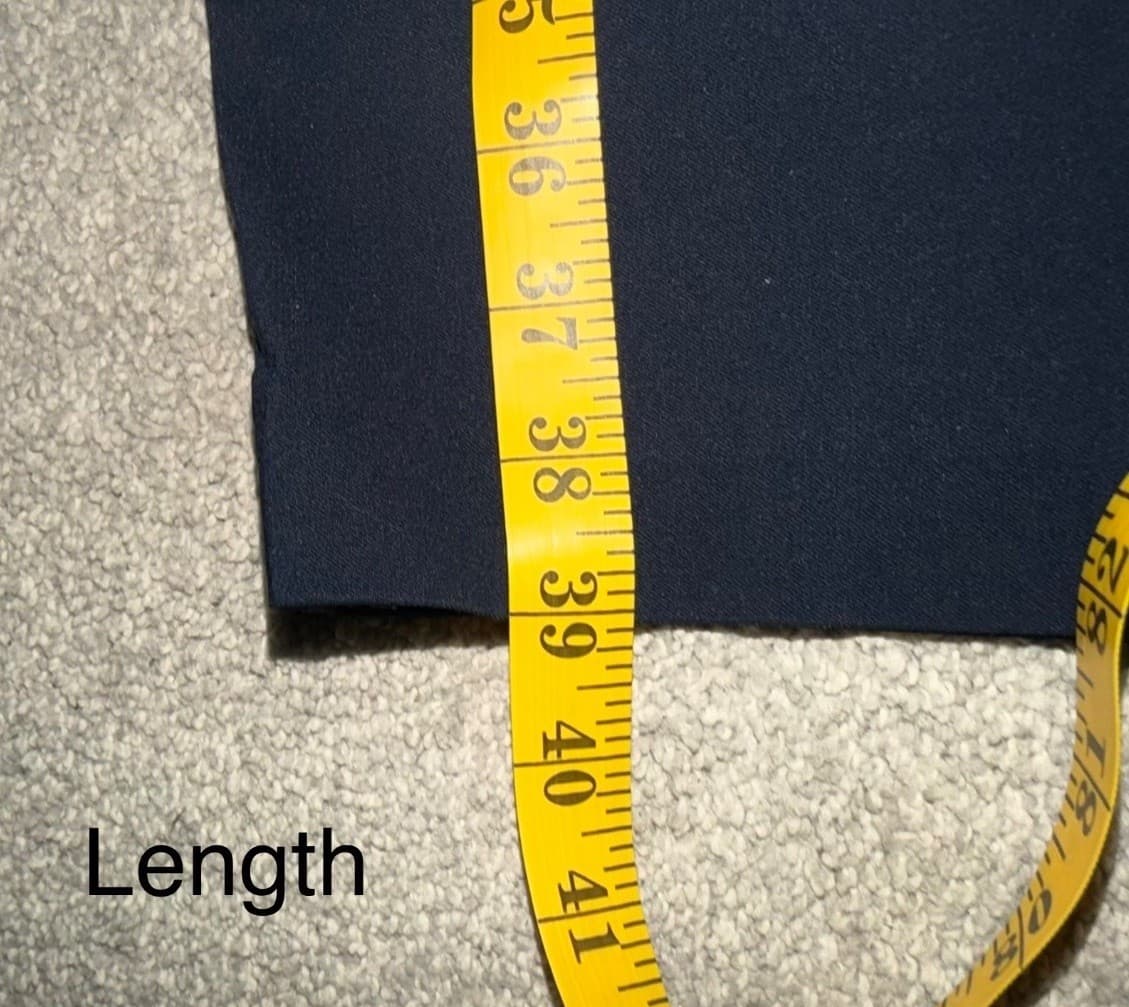 J.McLaughlin Blue Dress Sz 14 Luxury Designer Straight Leg - Thumbnail 8
