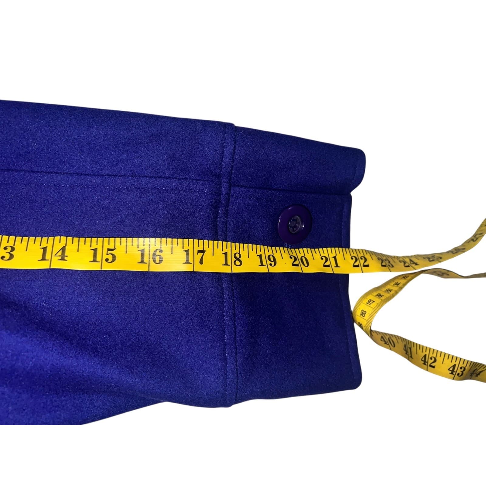 Elliott Lauren purple blue blazer jacket 10 Half Sleeve Avant-Garde Secretary - Thumbnail 7