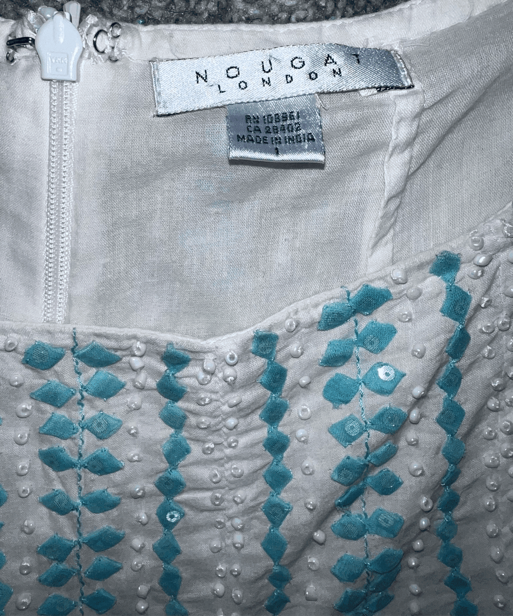 Nougat London skirt size 1 Gathered Coastal Coquette Boho Bohemian - Thumbnail 3