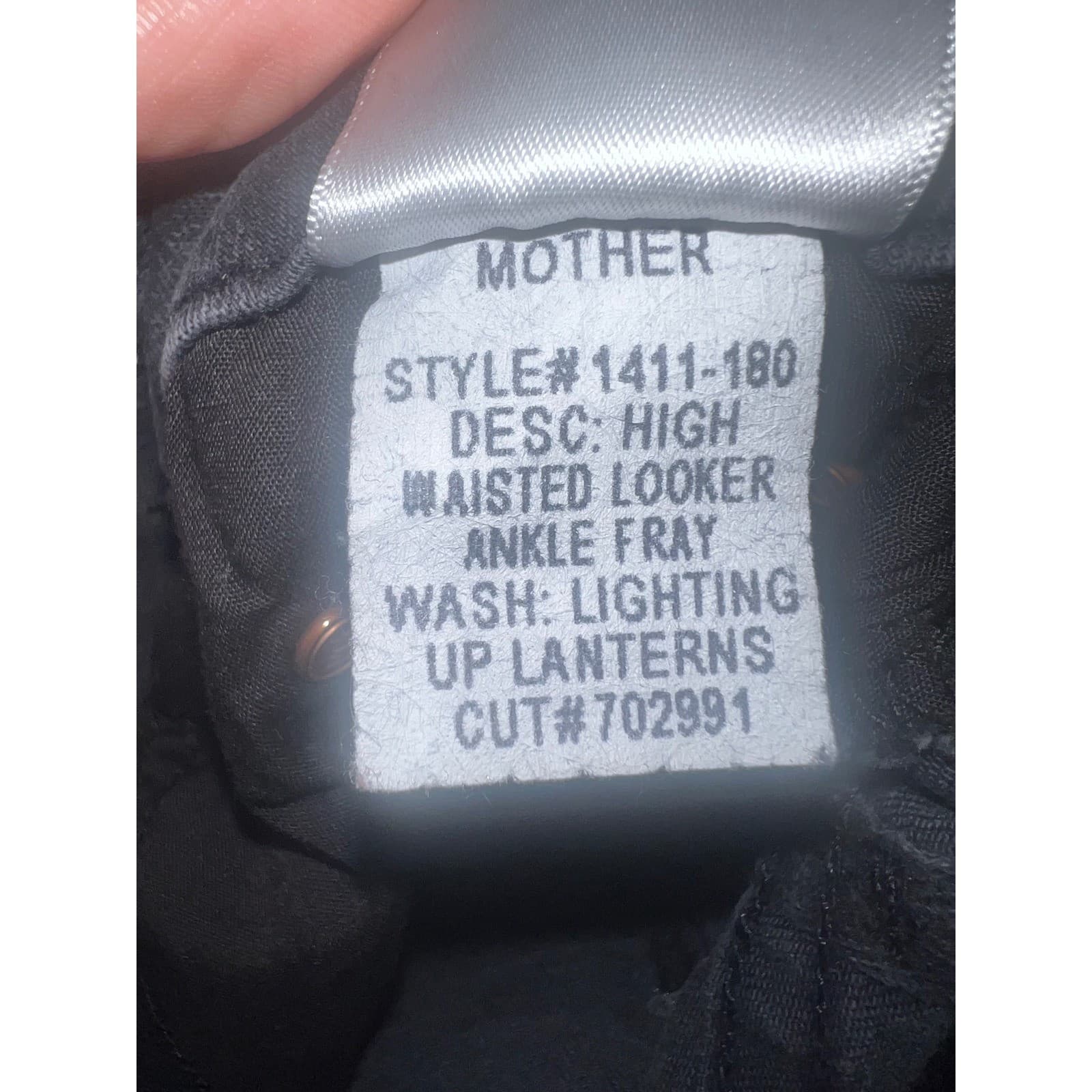 Mother High Waisted Ankle Fray (Washed Black & gray)boho bohemian sz 26 - Thumbnail 9