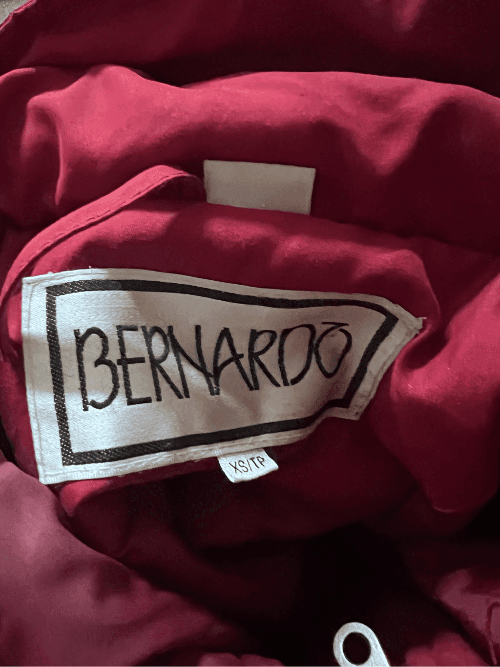 BERNARDO red winter jacket sz xs Comfy Gorpcore Button Long Sleeve - Thumbnail 3