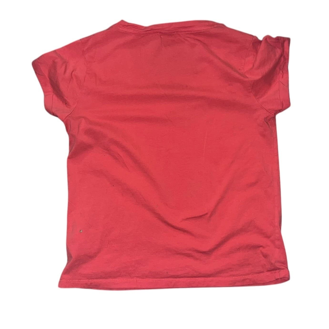 Reiss V-Neck T-Shirt Pink Peach Sz M | Coastal Chic Minimalist Luxury Basic - Thumbnail 2