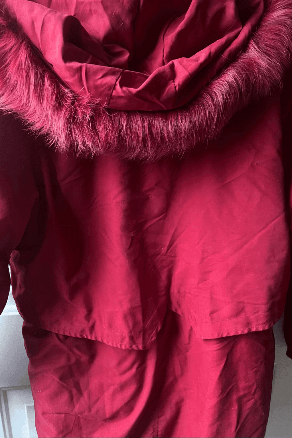 BERNARDO red winter jacket sz xs Comfy Gorpcore Button Long Sleeve - Thumbnail 4