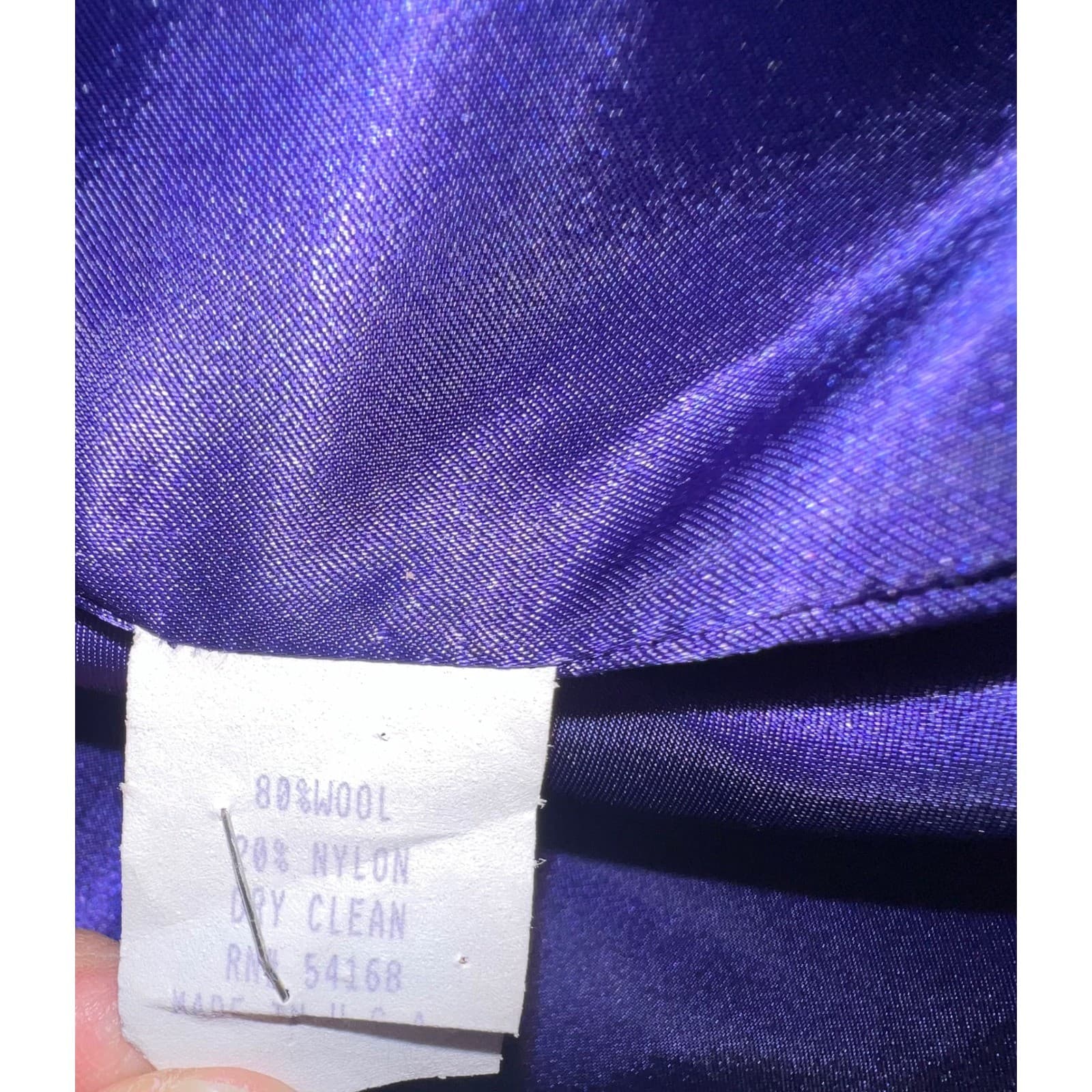 Elliott Lauren purple blue blazer jacket 10 Half Sleeve Avant-Garde Secretary - Thumbnail 4