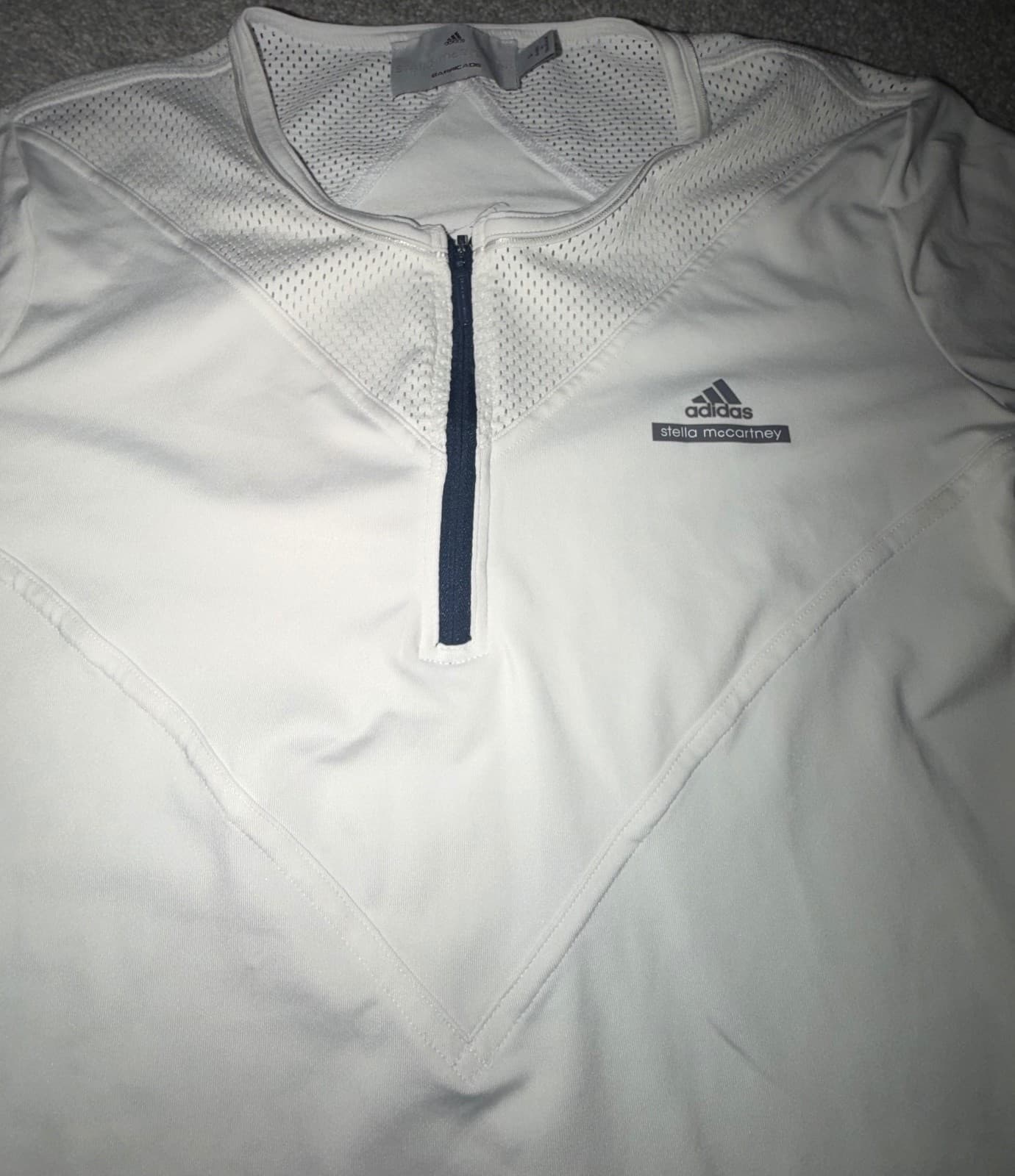 Adidas x Stella McCartney Barricade 1/4 Zip Tennis Top Sz S - Thumbnail 6