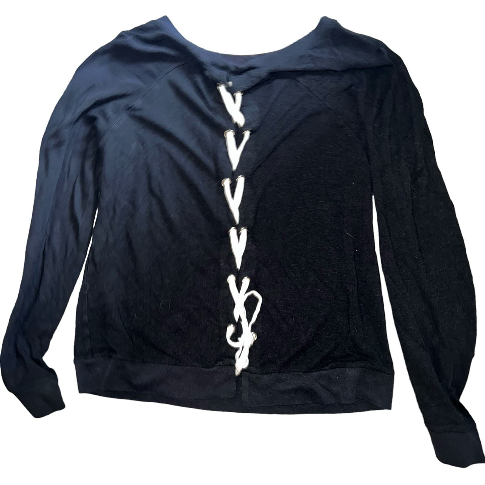Monrow Supersoft Crew Neck Cozycore Street Wear Sweatshirt Size Xs Long Sleeve - Thumbnail 6