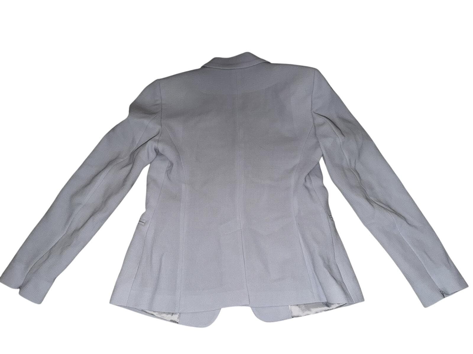 REISS Gray Blazer Sz 4 Office Siren Tailored Designer Career Chic - Thumbnail 5