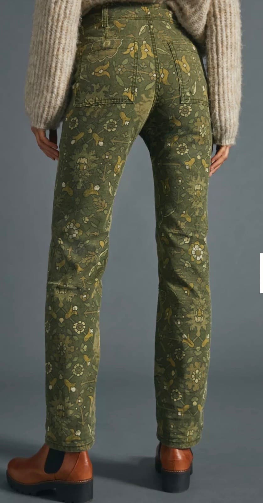 Anthropologie Wanderer Sz 31 Cottagecore Cargo Casual Chic - Thumbnail 3