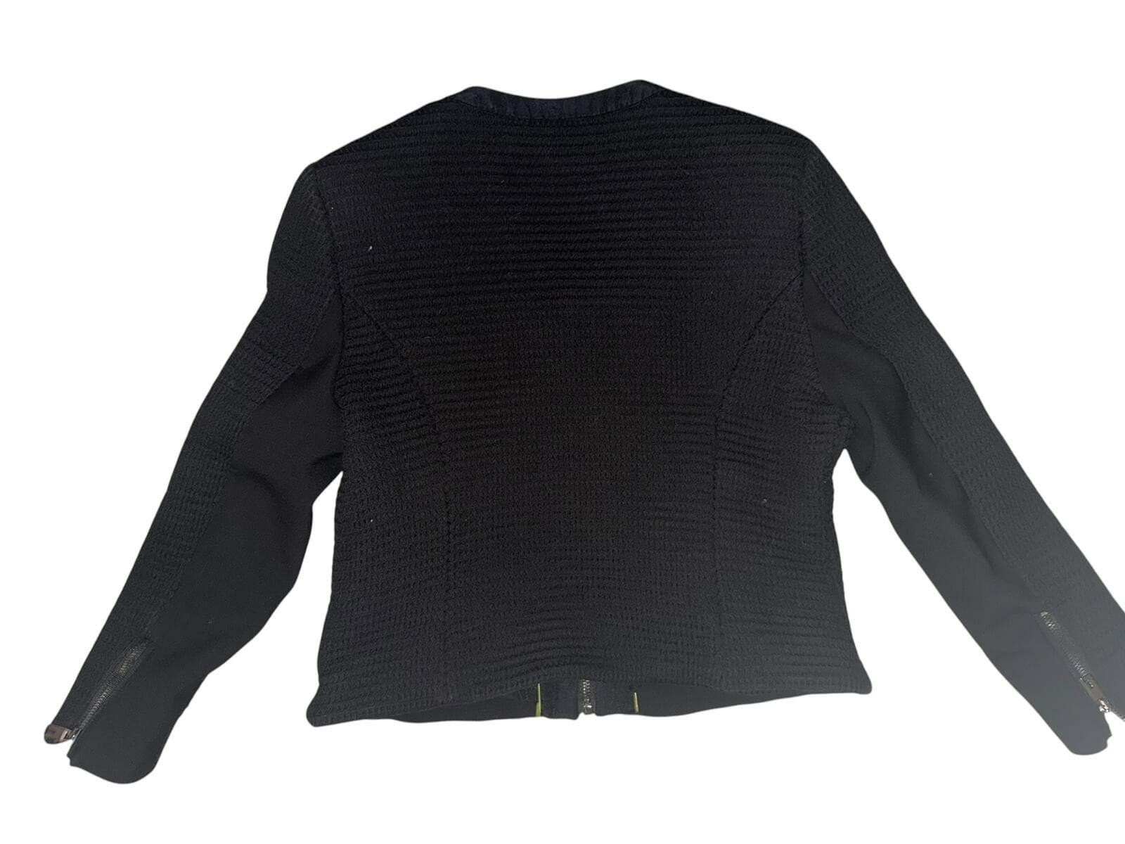 Ted Baker Eni Textured Cropped Jacket Sz 4 Office Siren Designer Career Chic - Thumbnail 4