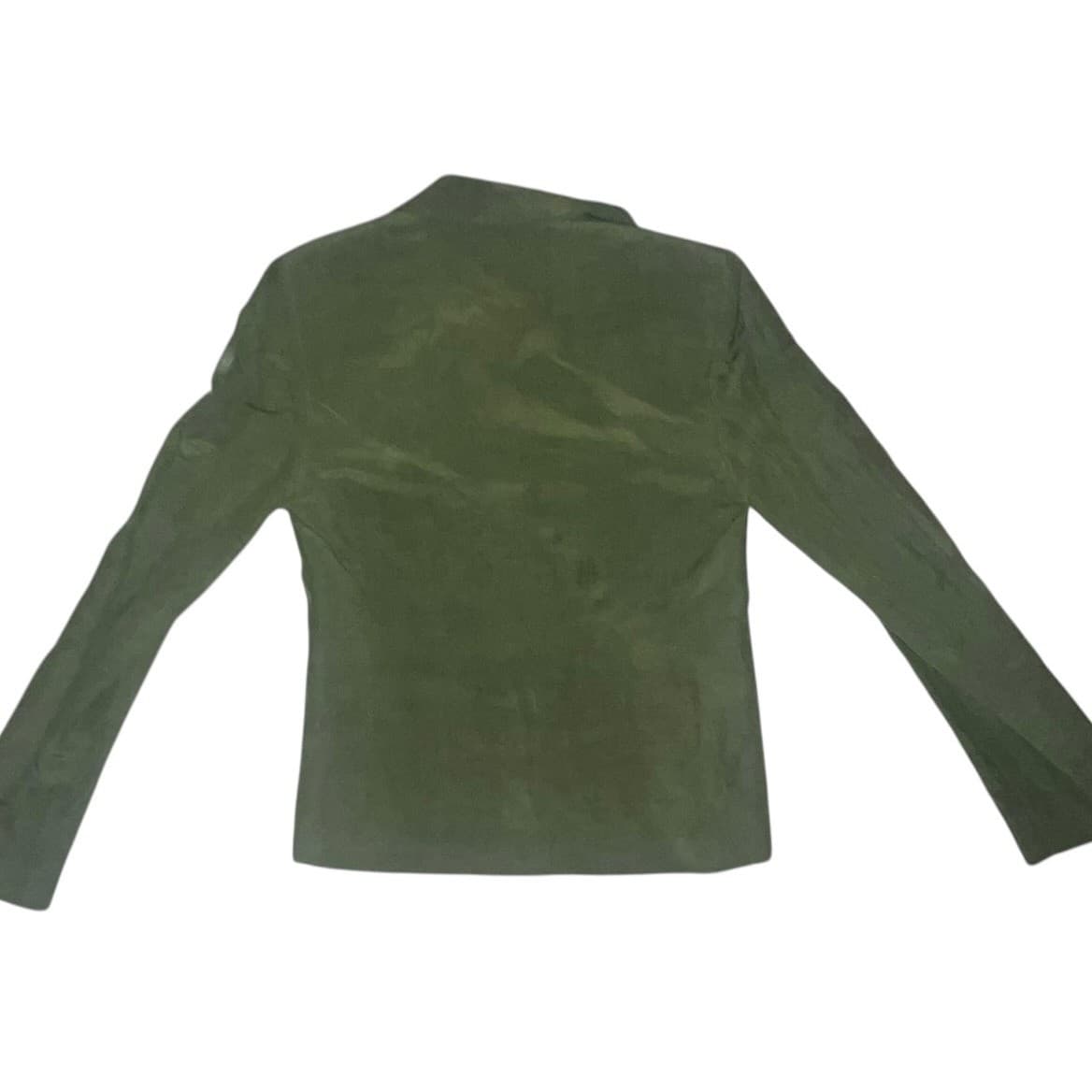 Bernard Zins Green Blazer Sz 4 Preppy Office Siren Tailored Designer Jacket - Thumbnail 2