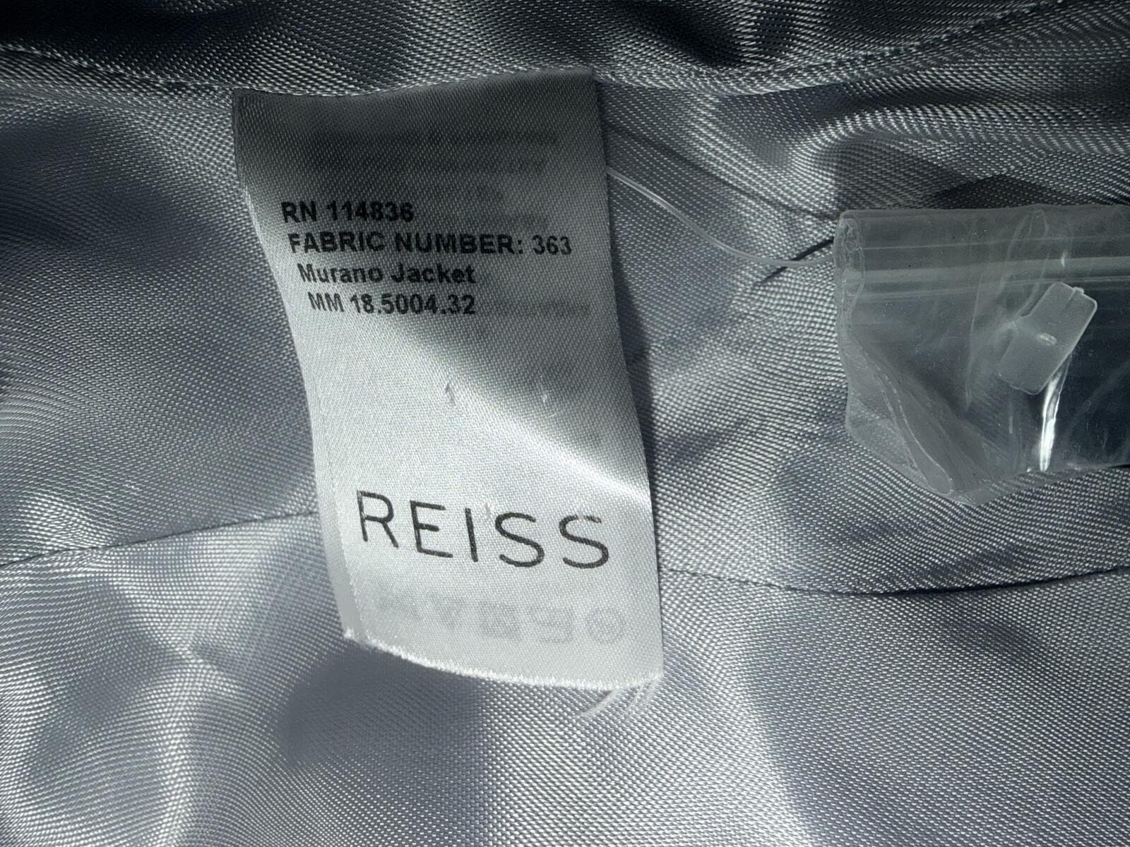 REISS Gray Blazer Sz 4 Office Siren Tailored Designer Career Chic - Thumbnail 9