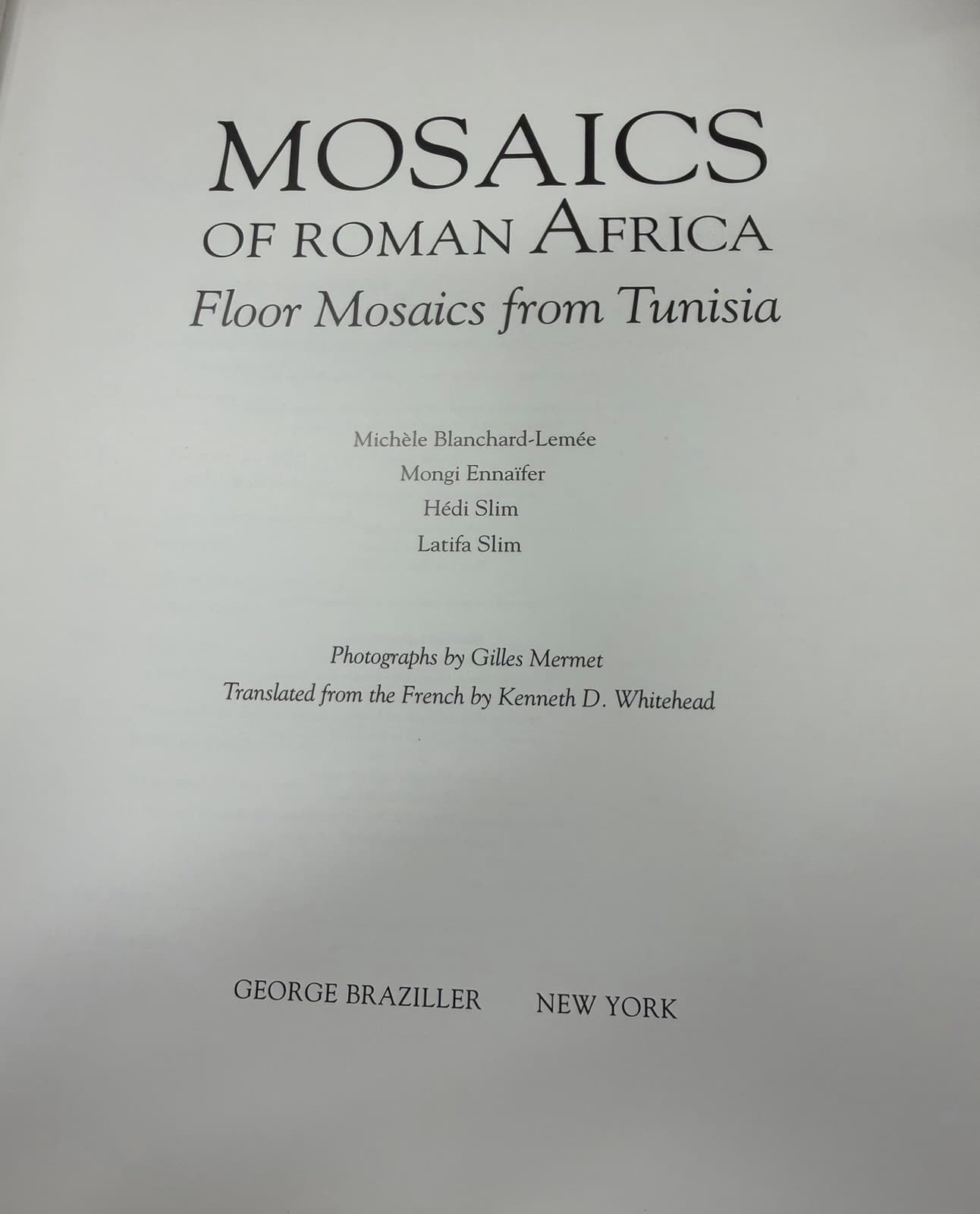 Mosaics of Roman Africa First Edition Hardcover Tunisia Floor Mosaics - Thumbnail 7