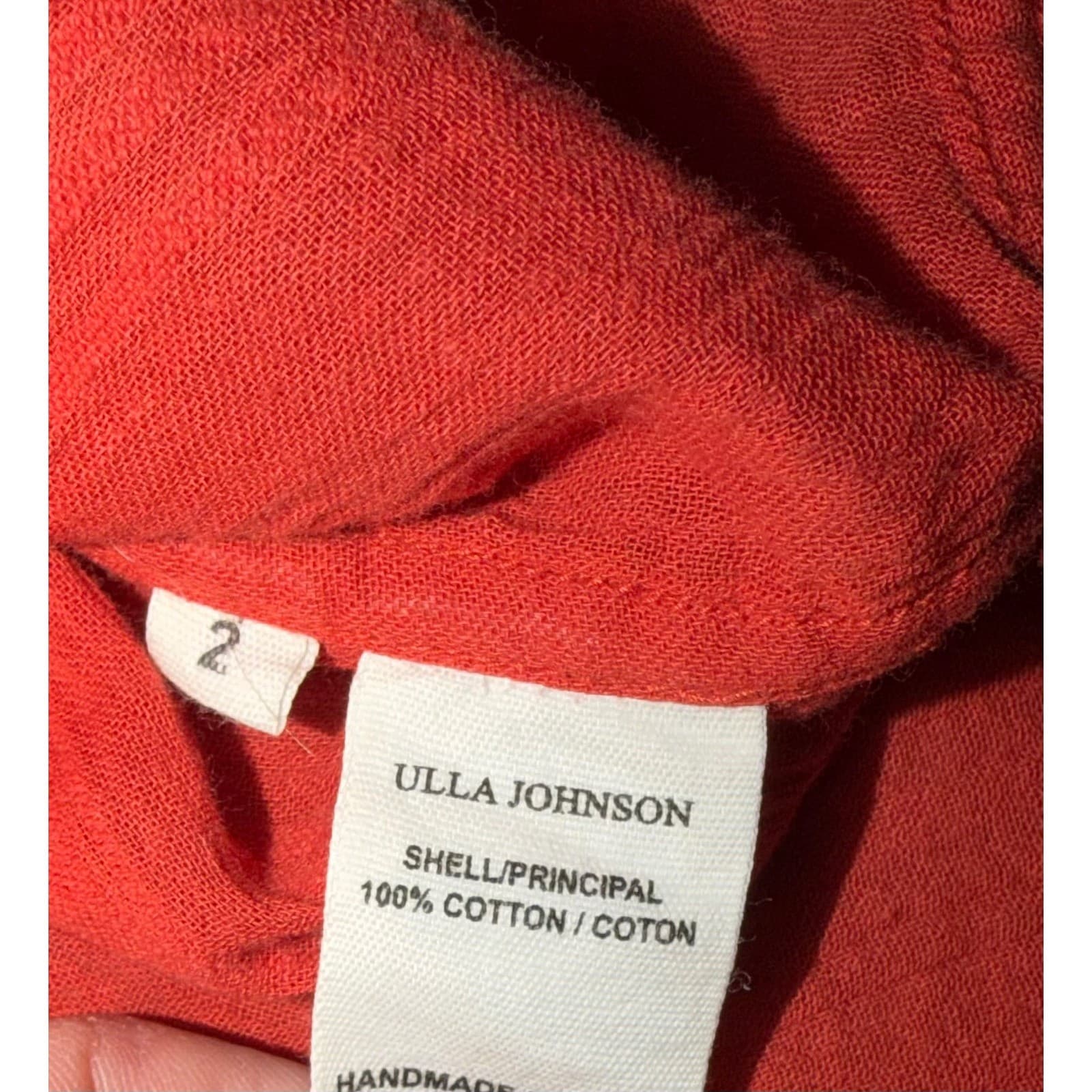 Ulla Johnson Embroidered Flutter Sleeve Top/Dress Sz 2 Gold Sequin Tassel boho - Thumbnail 6