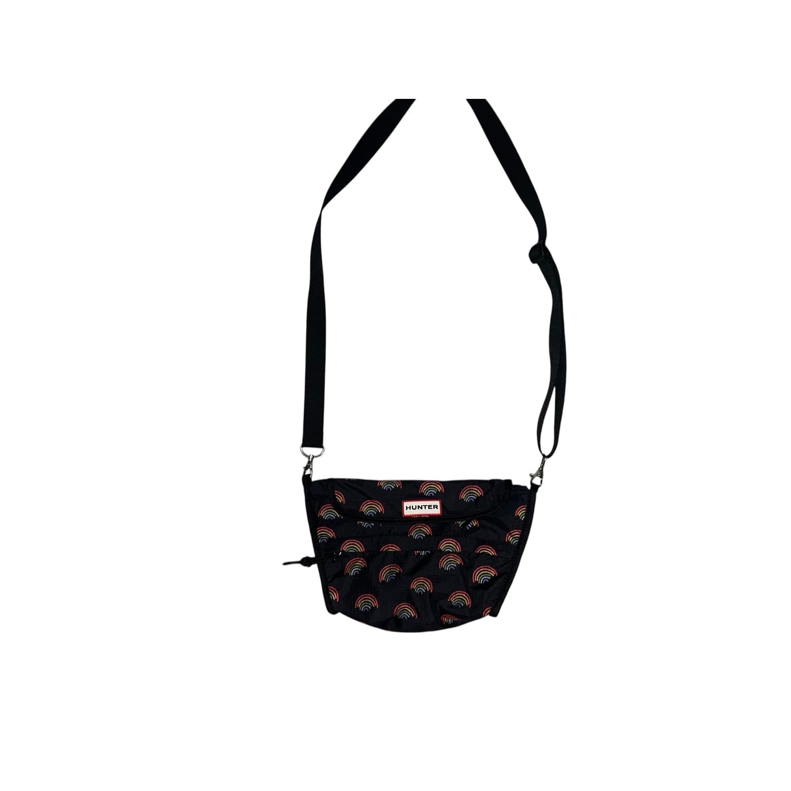 HUNTER Packable Crossbody Bag Mini Rainbow Print Dopamine Travel Festival Purse - Thumbnail 2