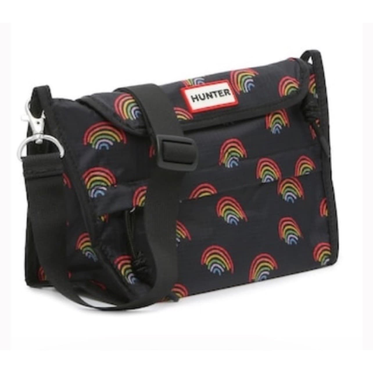 HUNTER Packable Crossbody Bag Mini Rainbow Print Dopamine Travel Festival Purse - Thumbnail 7