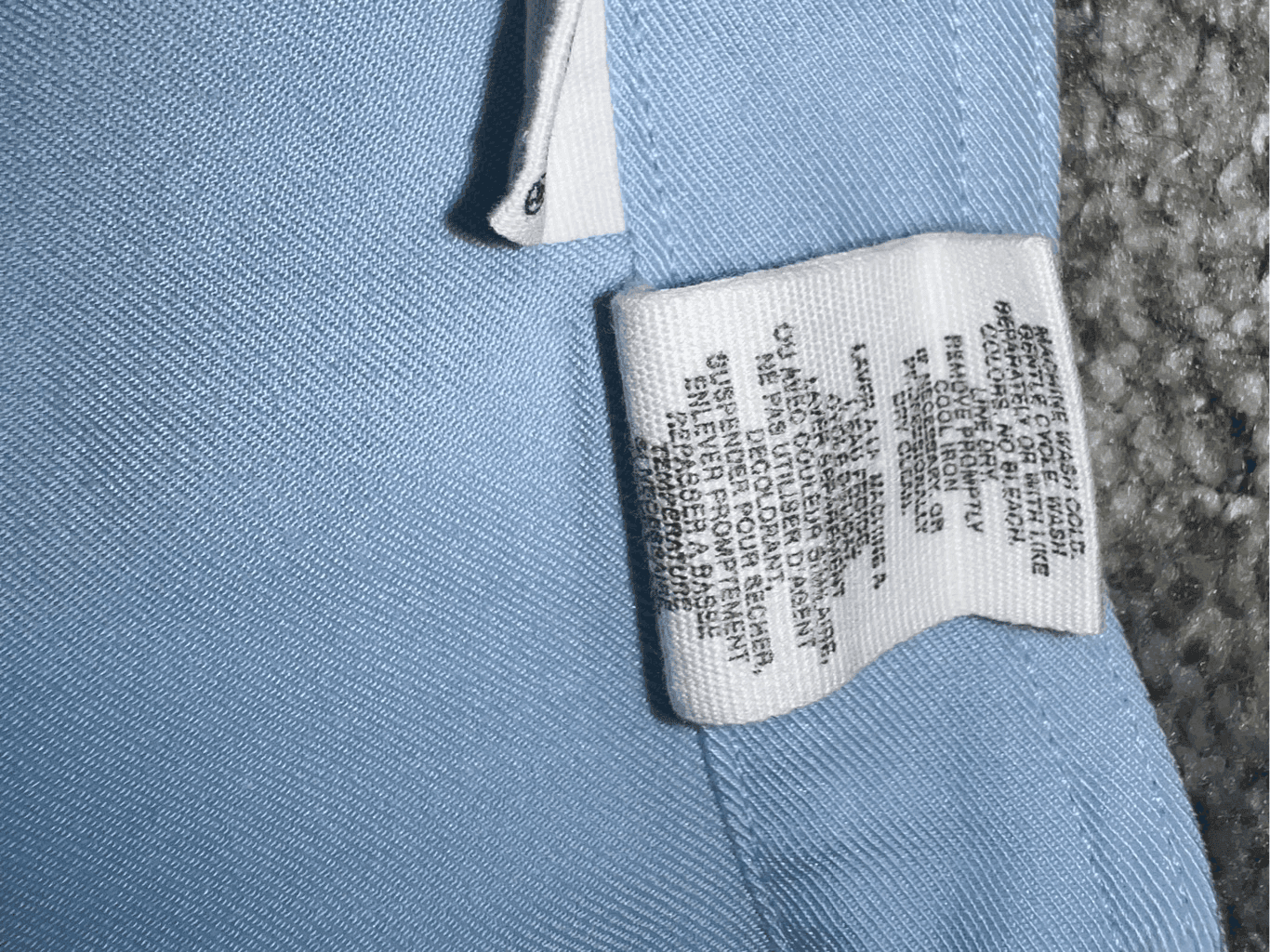Weekend Clothes Line Sz L blue preppy 3/4 sleeve Collar Button Coastal - Thumbnail 8