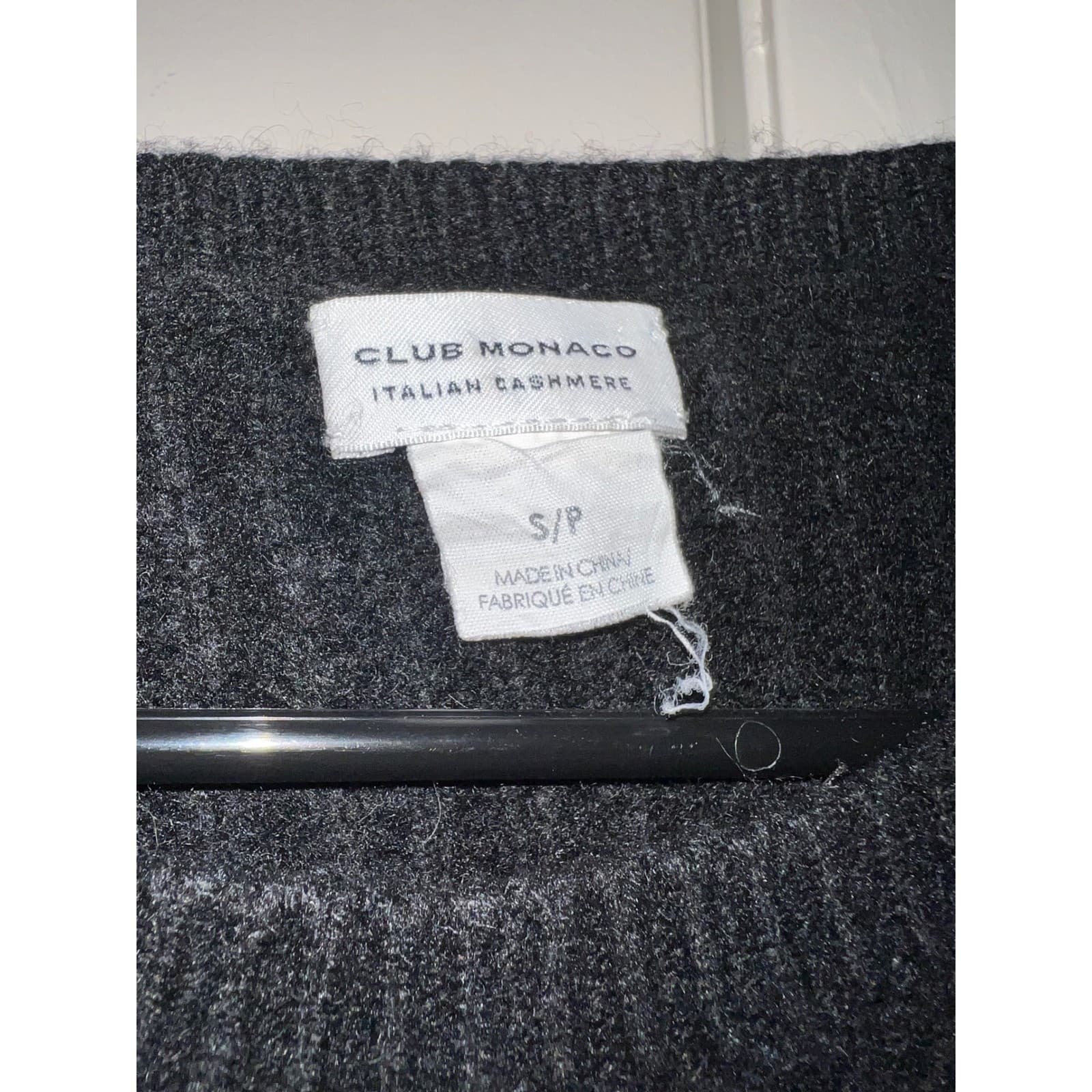Club Monaco Italian Cashmere Crewneck Sweater Sz S | Minimalist Luxury Knit - Thumbnail 6