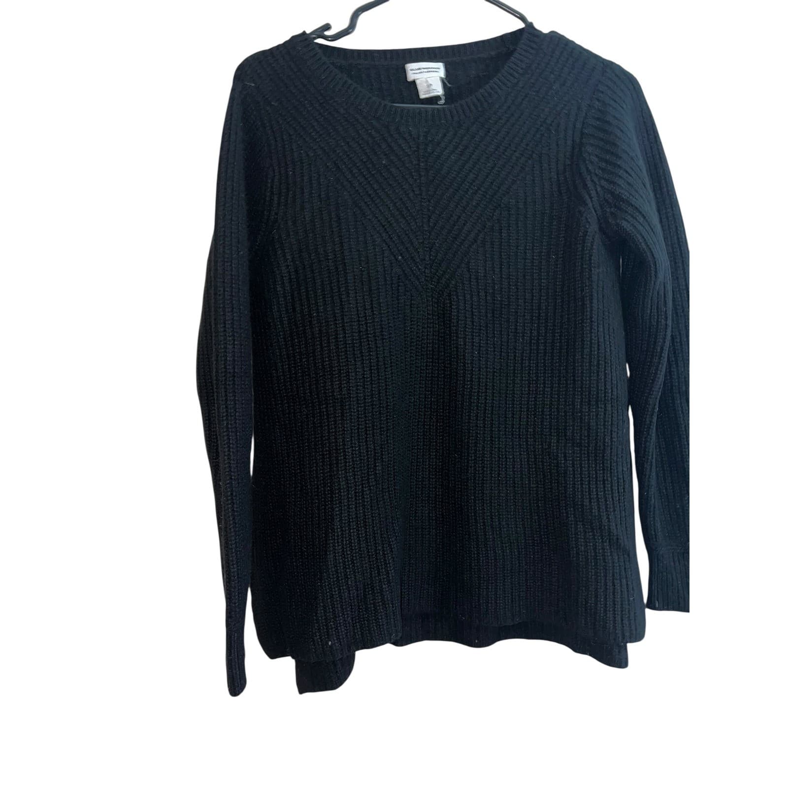 Club Monaco Italian Cashmere Crewneck Sweater Sz S | Minimalist Luxury Knit - Thumbnail 3