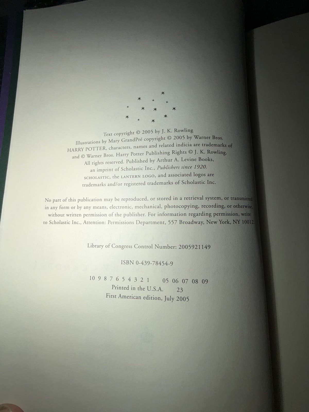 Harry Potter and The Half-Blood Prince 1st edition hardcover Rare - Thumbnail 14