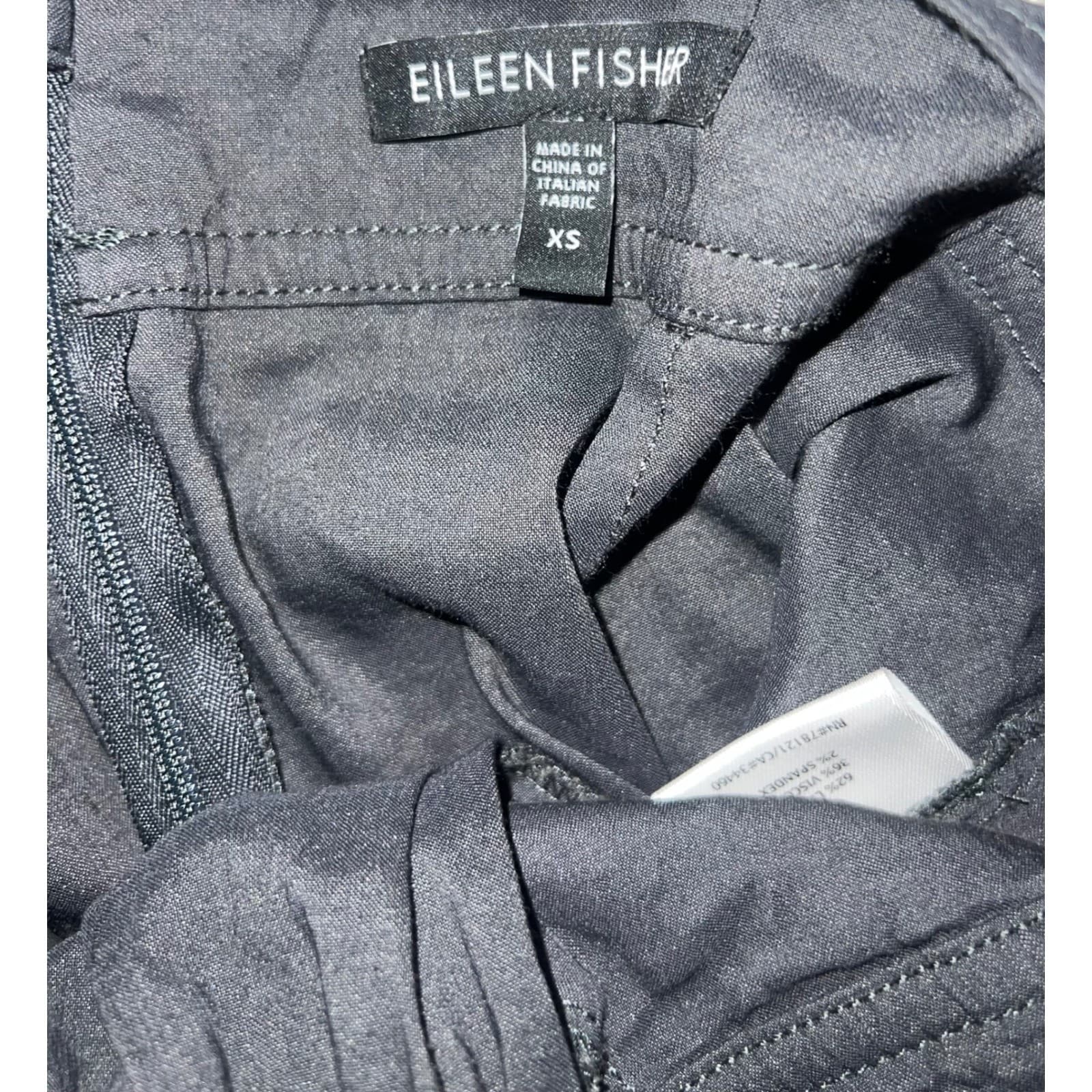 Eileen Fisher Gray Skirt Sz XS Designer Minimalist Office Siren Workwear - Thumbnail 3