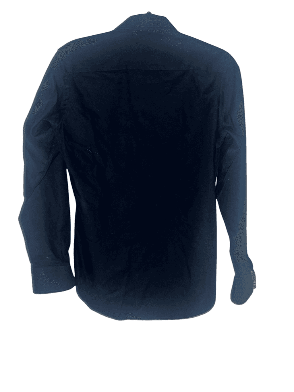 Robert Graham Office Siren Co xl Black Long Sleeve Black blue white Cuff Collar - Thumbnail 2