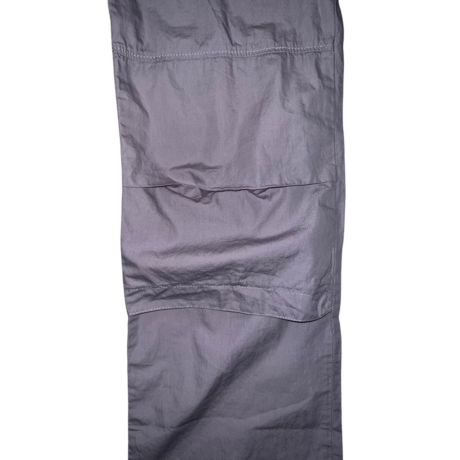 Take-Two 90s Y2K Vtg Sz 28 Parachute Pants Baggy lapered Leg maroon - Thumbnail 3