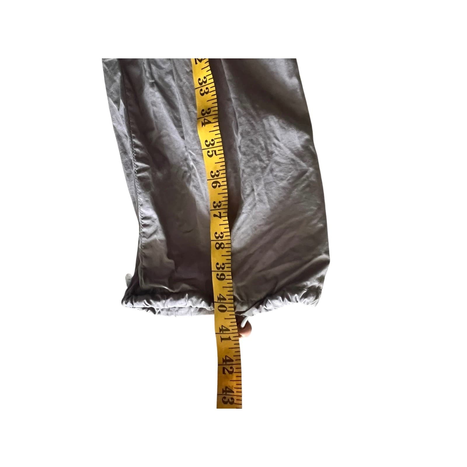 Take-Two 90s Y2K Vtg Sz 28 Parachute Pants Baggy lapered Leg maroon - Thumbnail 5