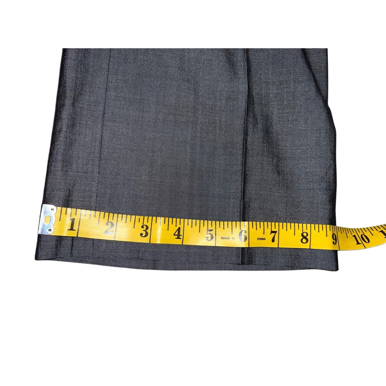 Max Mara Gray Dress Pants Sz 10 | Designer Office Siren Tailored Trousers Luxury - Thumbnail 8