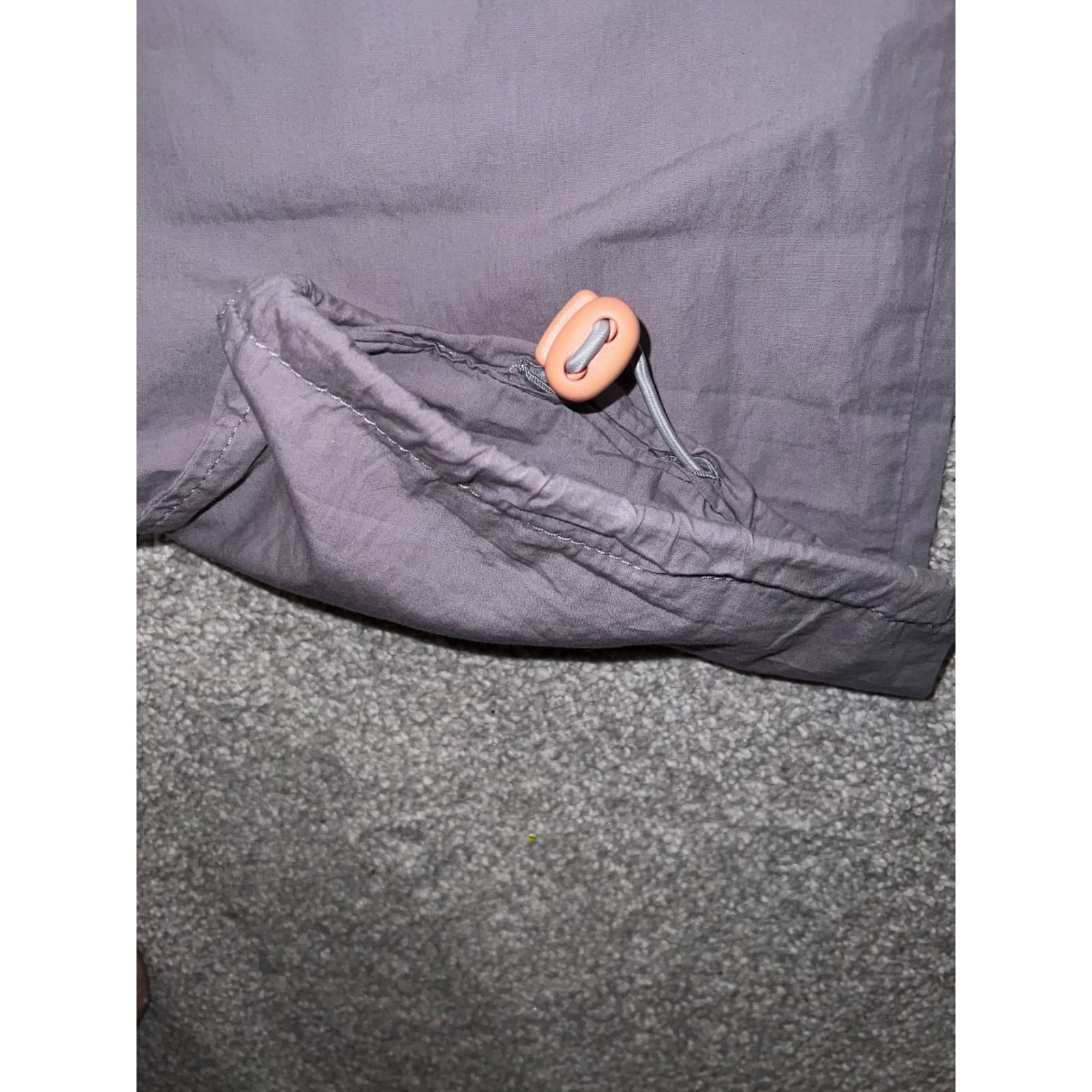 Take-Two 90s Y2K Vtg Sz 28 Parachute Pants Baggy lapered Leg maroon - Thumbnail 9