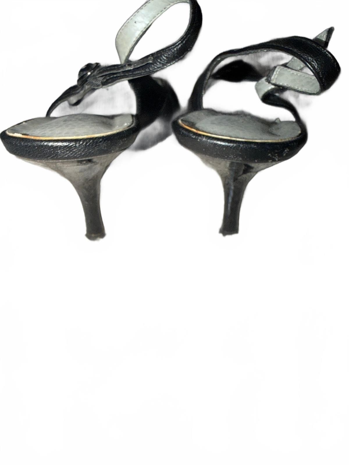 Kenneth Cole Black Slingback Kitten Heels Sz 7 Pointed Toe - Thumbnail 4