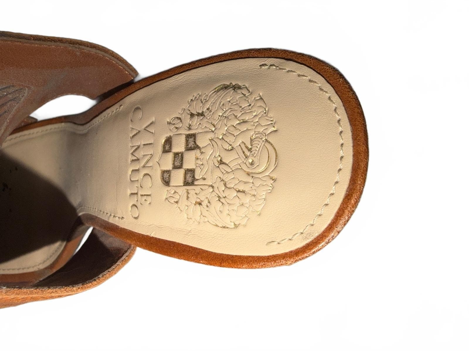 Vince Camuto brown Gladiator Stiletto Heels S 7 Ankle Strap - Thumbnail 4