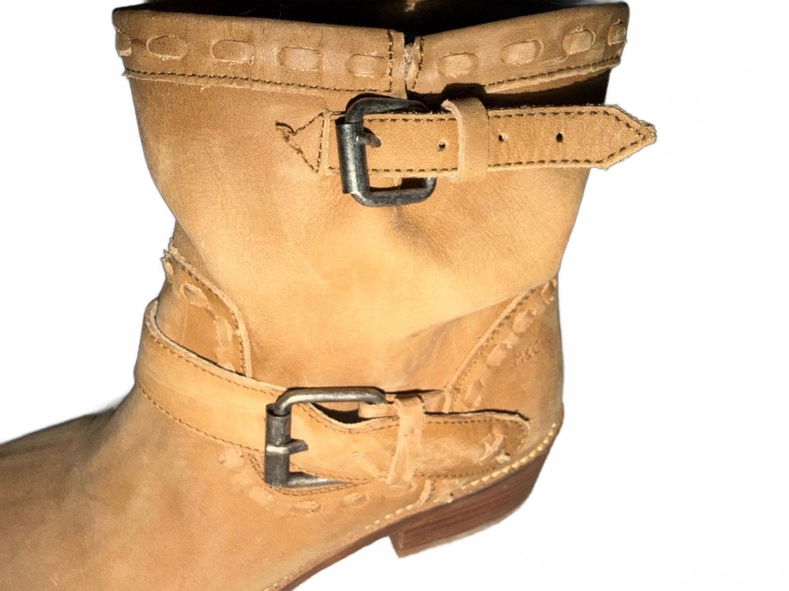 Musse Cloud Ankle Sz 7 Rounded Toe Stitched Welt Chic - Thumbnail 4