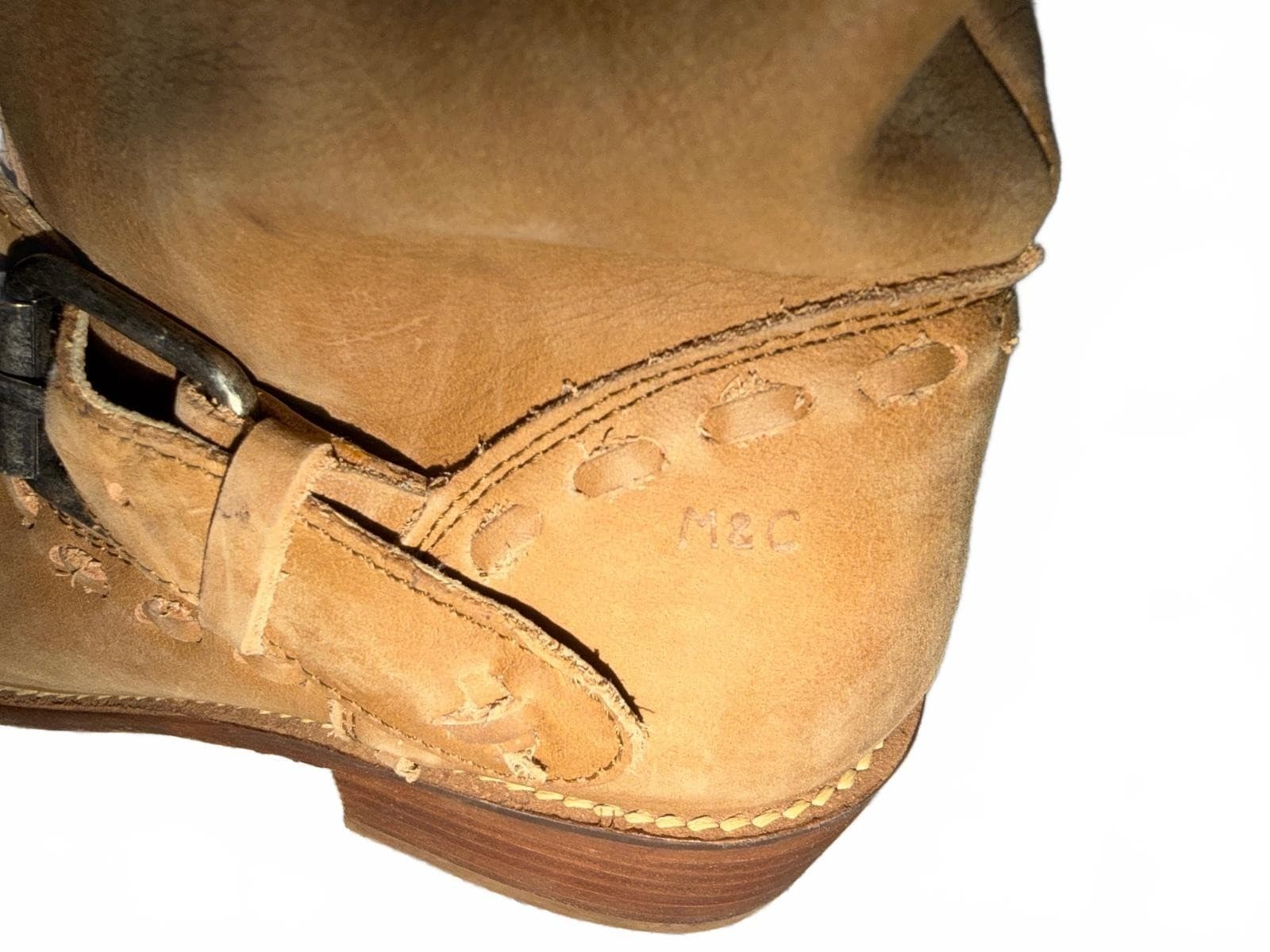 Musse Cloud Ankle Sz 7 Rounded Toe Stitched Welt Chic - Thumbnail 6