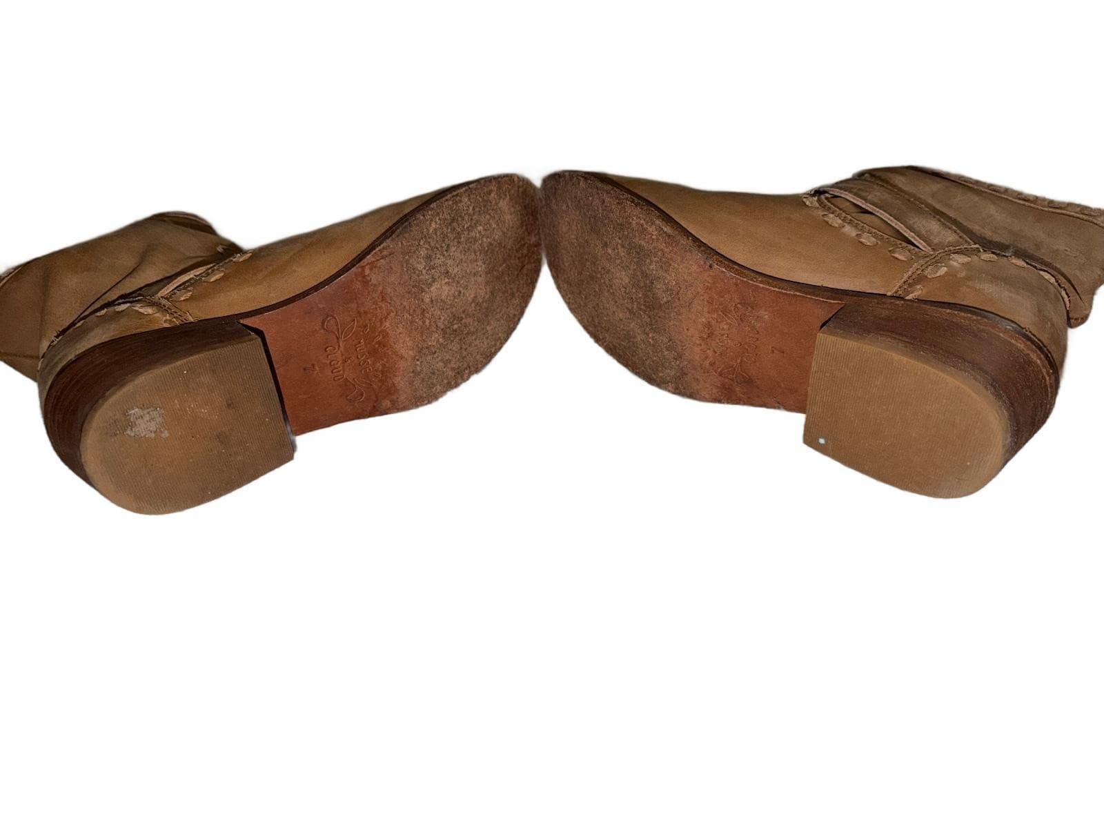 Musse Cloud Ankle Sz 7 Rounded Toe Stitched Welt Chic - Thumbnail 5