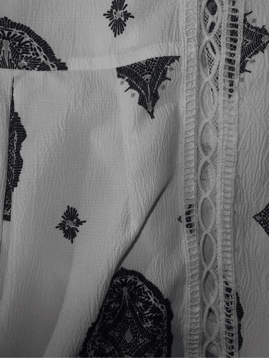 Alberto Malaki blouse sz m Boho Cottagecore V-neck Paisley - Thumbnail 4
