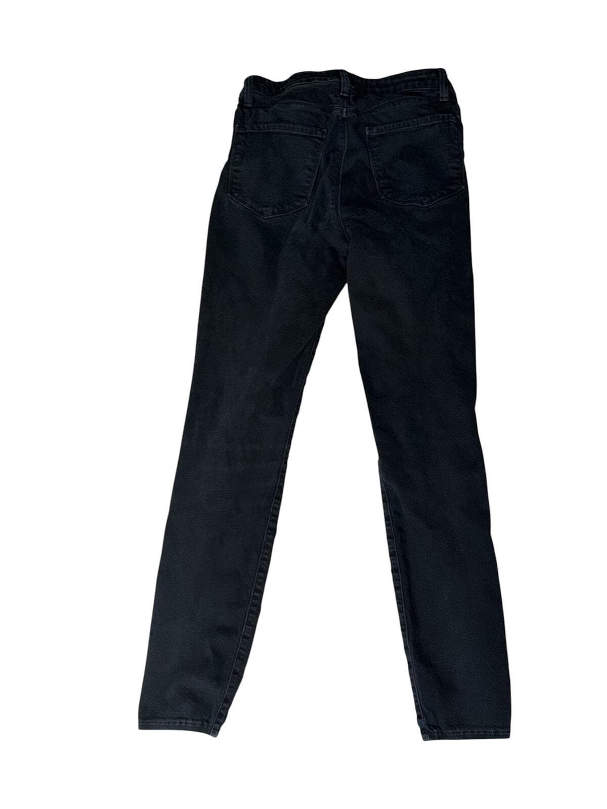 L’Agence Black Straight Leg Jeans Sz 28 Luxury Designer Denim Minimalist Chic - Thumbnail 5