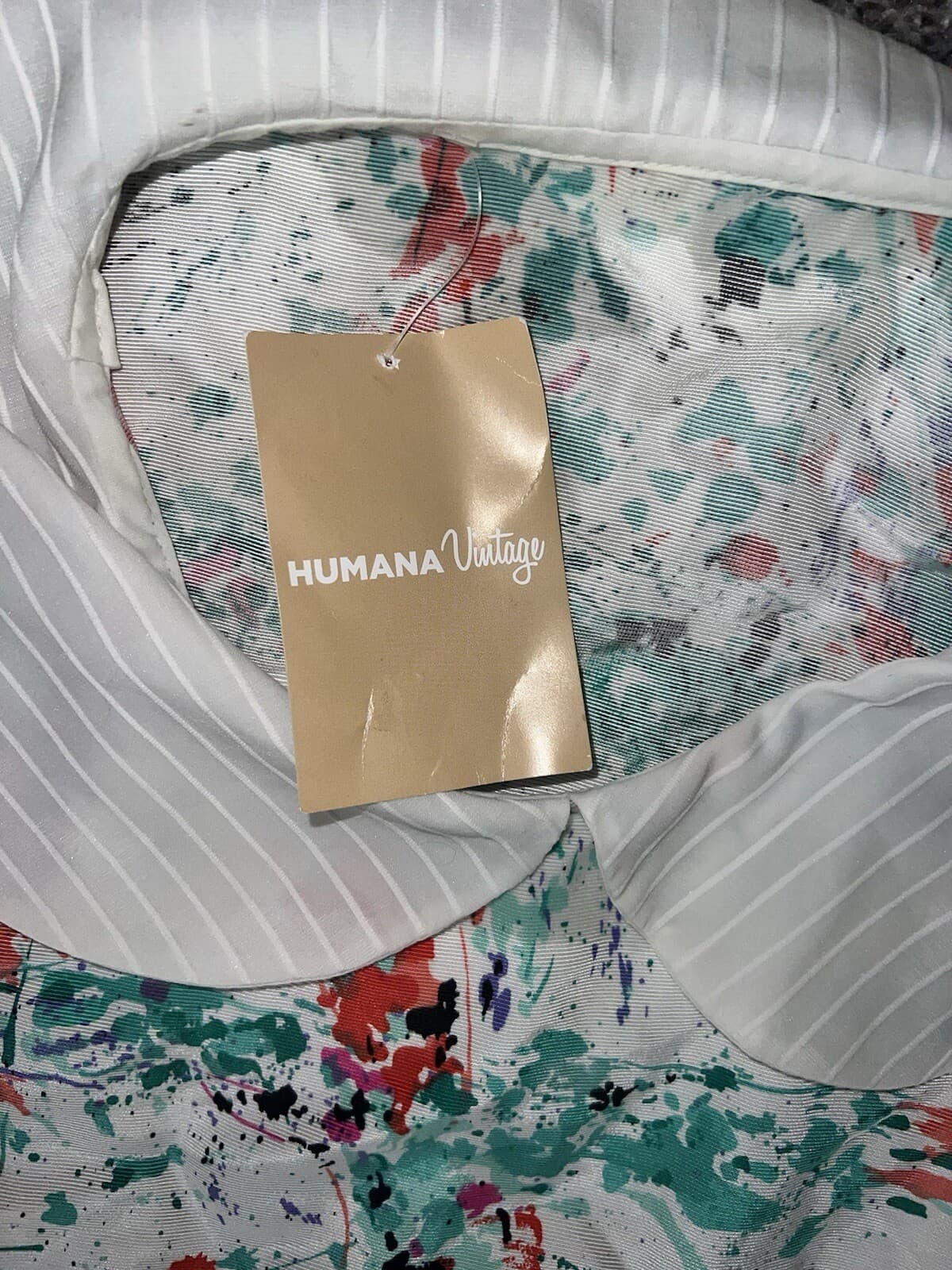 Humana Vintage Shirt Preppy Classic Core Size S/M - Thumbnail 6