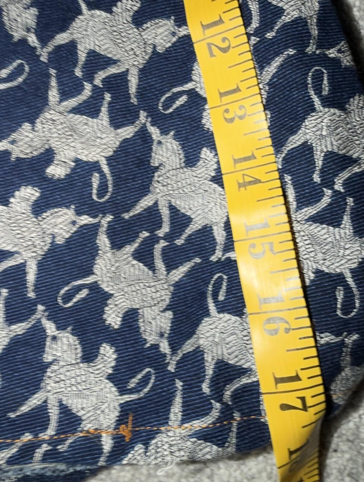 retro Vtg Jean Paul Gaultier 94 Unicorn Pattern skirt sz 38 Festival Boho - Thumbnail 7
