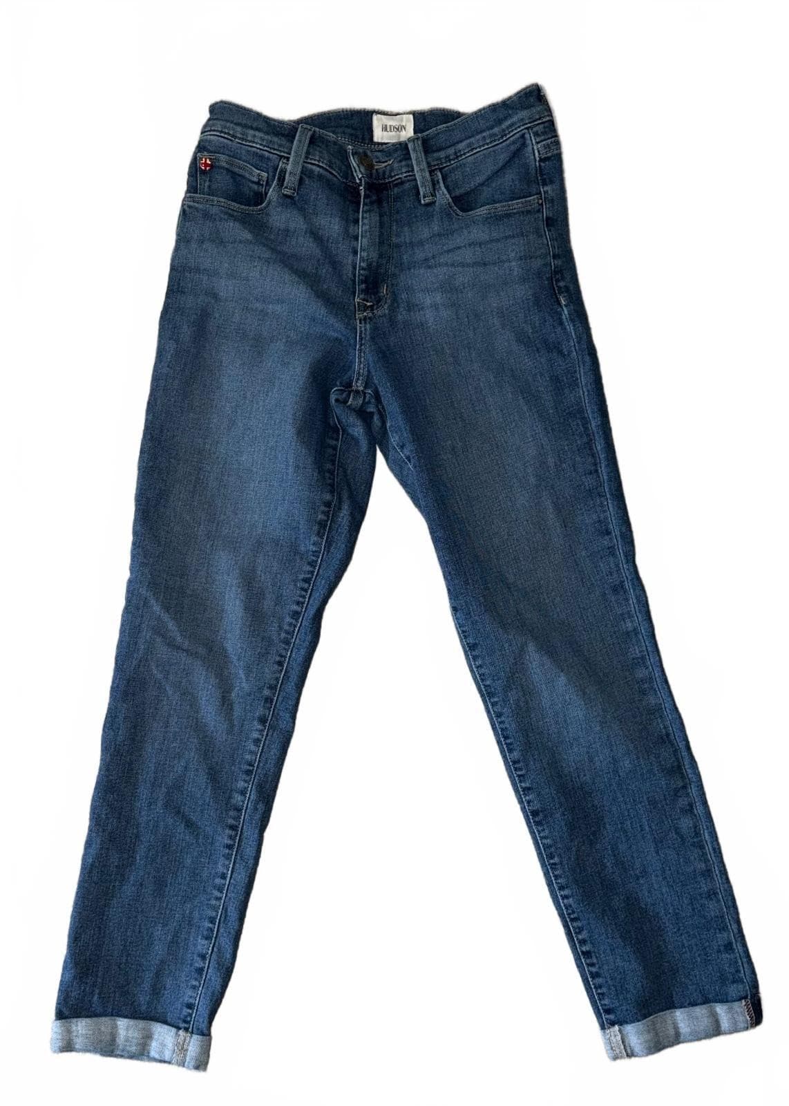 Hudson Natalie Mid-Rise Crop Enchantress Sz 26 Designer - Thumbnail 2