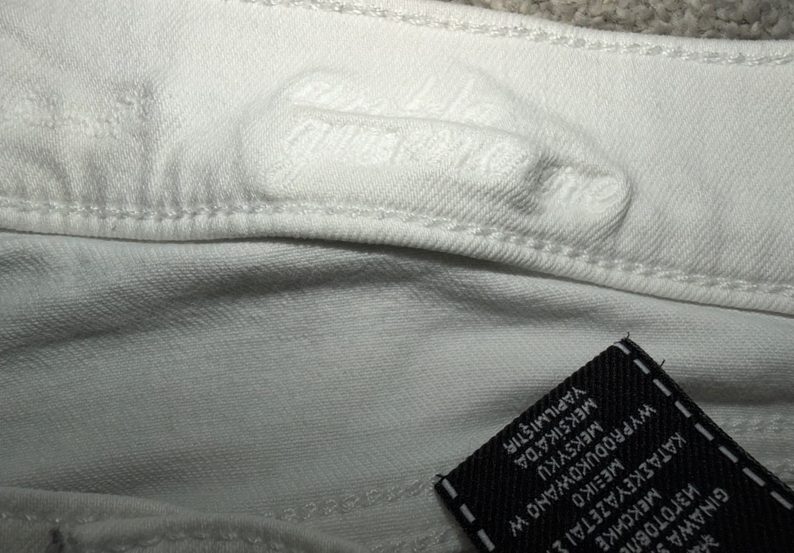 7 For All Mankind White Skinny S 27 Designer Stretch Luxury - Thumbnail 6