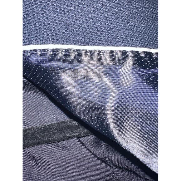 Massimo Dutti Navy Blue Blazer Sz 8 Office Siren Luxury Tailored Chic - Thumbnail 11