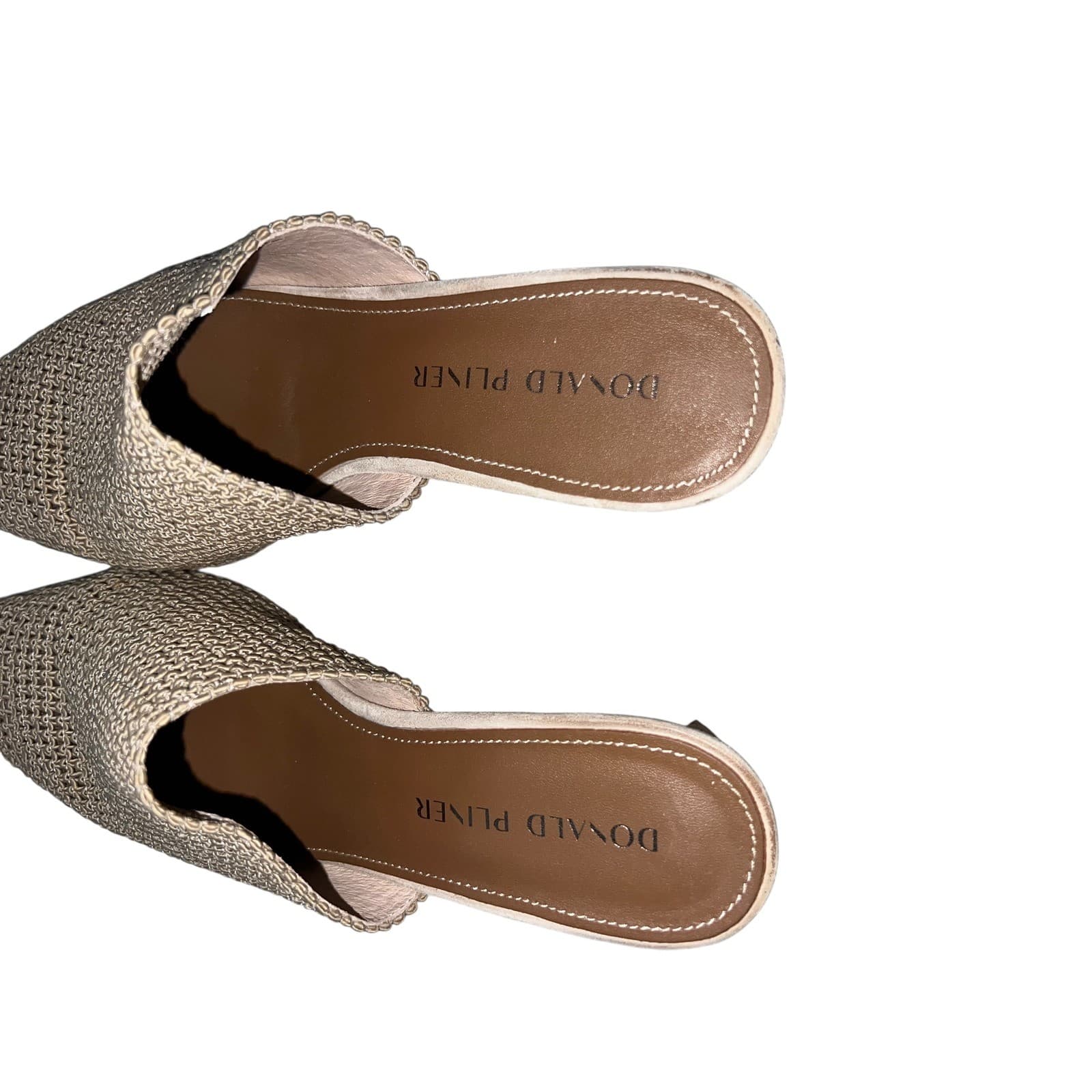 Donald J Pliner Jaliea Stretch Mule | Designer Slip-On Heels Comfort Chic boho - Thumbnail 5