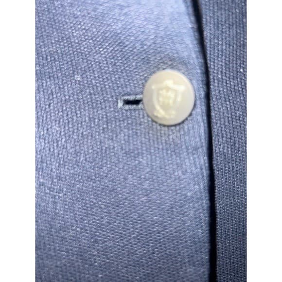 Massimo Dutti Navy Blue Blazer Sz 8 Office Siren Luxury Tailored Chic - Thumbnail 9