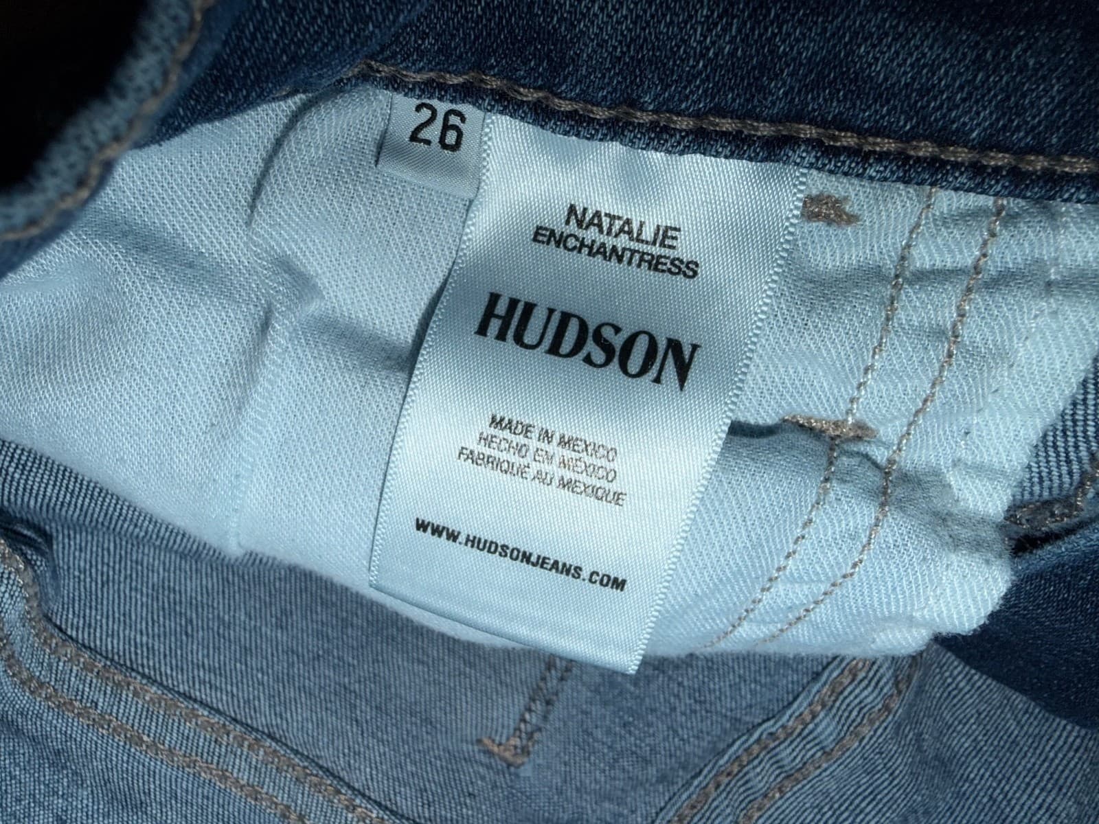 Hudson Natalie Mid-Rise Crop Enchantress Sz 26 Designer - Thumbnail 3