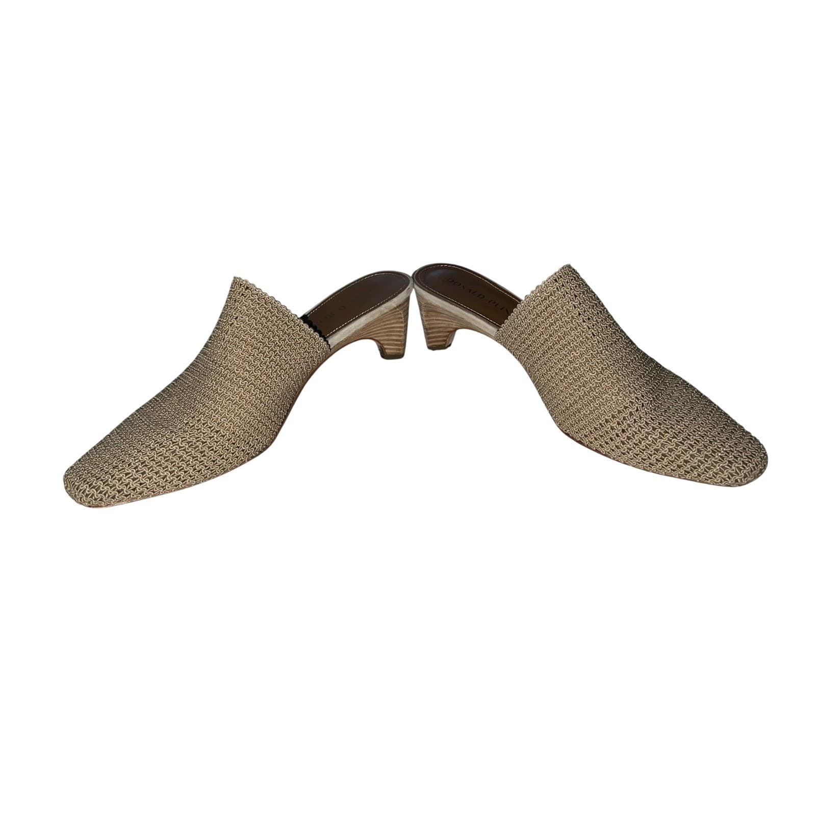 Donald J Pliner Jaliea Stretch Mule | Designer Slip-On Heels Comfort Chic boho - Thumbnail 2
