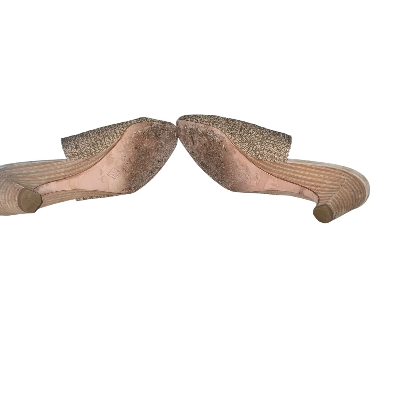 Donald J Pliner Jaliea Stretch Mule | Designer Slip-On Heels Comfort Chic boho - Thumbnail 4